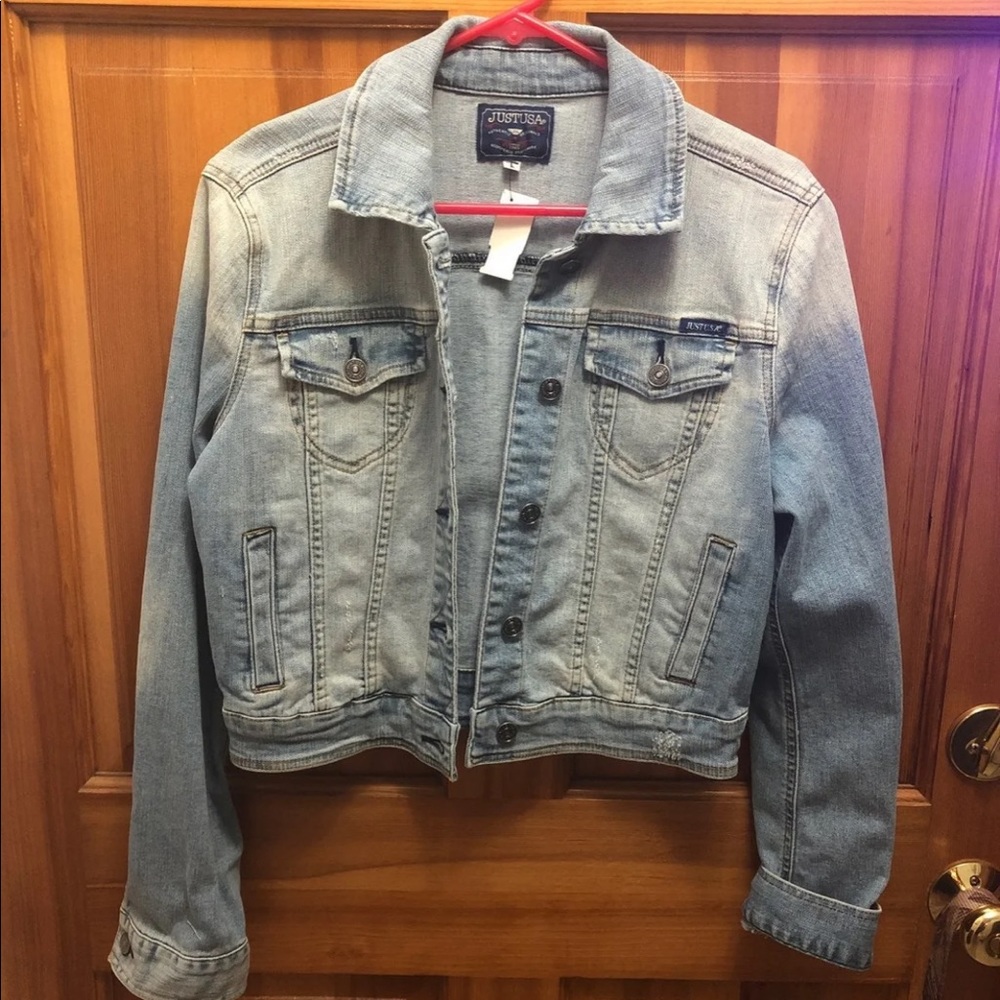 NWT Light Wash Jean Jacket
